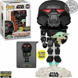 DARK TROOPER WITH GROGU - STAR WARS - FUNKO 488