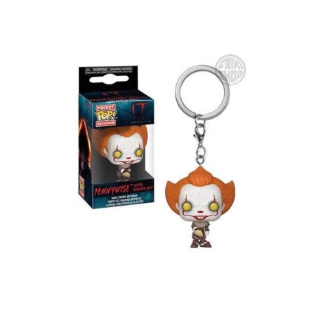 PENNYWISE WITH BEAVER HAT - IT - FUNKO LLAVERO