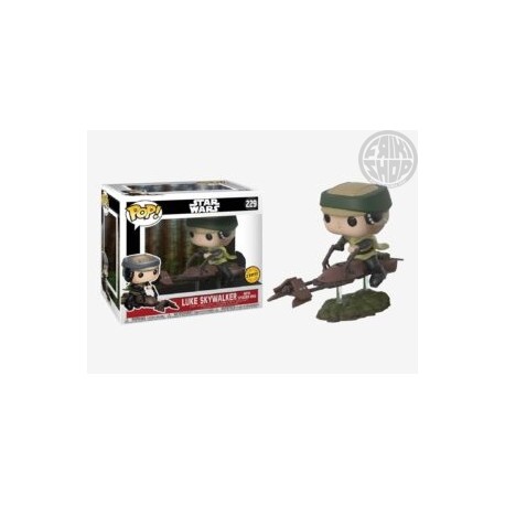 LUKE SKYWALKER WITH SPEEDER BIKE - STAR WARS - FUNKO 229G