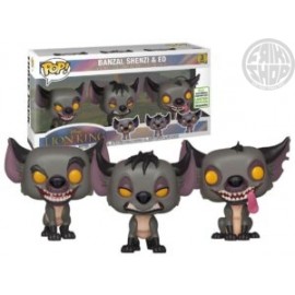 BANZAI, SHENZI & ED (HIENAS) - REY LEON - FUNKO 3 PACK