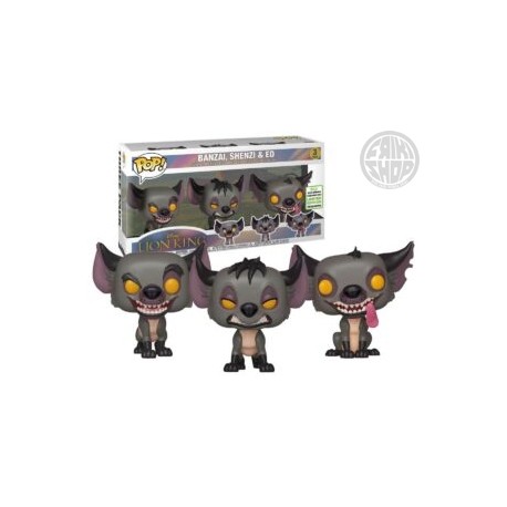 BANZAI, SHENZI & ED (HIENAS) - REY LEON - FUNKO 3 PACK