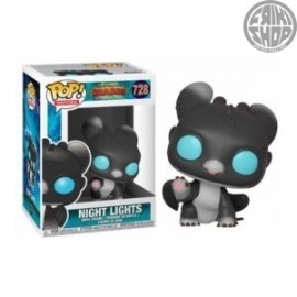 NIGHT LIGHTS BLACK GREEN EYES - HOW TO TRAIN YOUR DRAGON THE HIDDEN WORLD - FUNKO 726