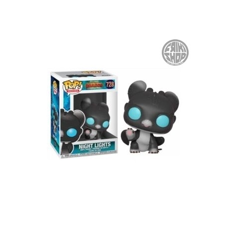 NIGHT LIGHTS BLACK GREEN EYES - HOW TO TRAIN YOUR DRAGON THE HIDDEN WORLD - FUNKO 726